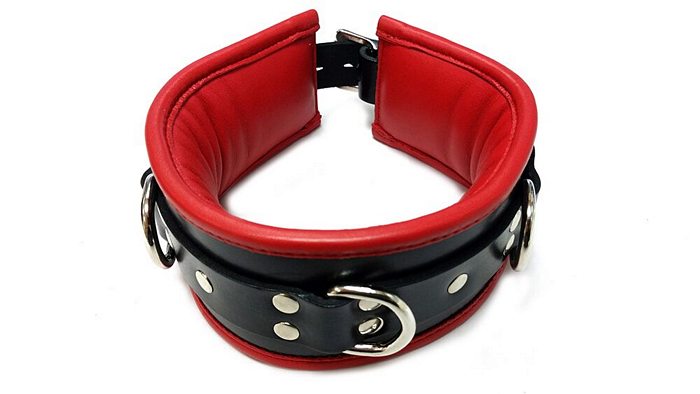 Rouge Garments Padded Leather Collar