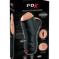 PDX Elite Double Penetration Vibrating Stroker