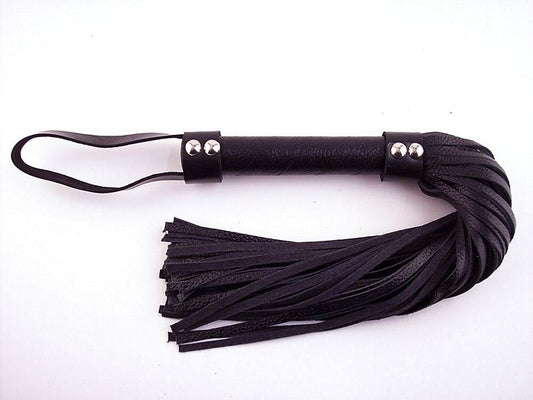 Rouge Garments Leather H-Style Flogger 22 Inches Bondage Gear