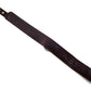 Rouge Garments Plain Black Leather Collar w/ O-Ring 21 Inches Collar