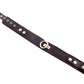 Rouge Garments Plain Black Leather Collar w/ O-Ring 21 Inches Collar