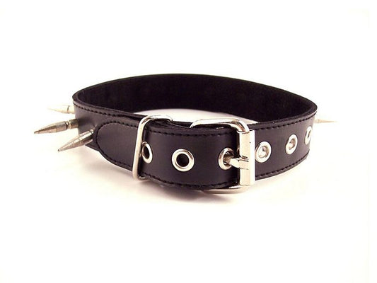 Spiked Collar 1 inch Bondage Gear