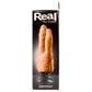 Real Feel Deluxe No.8 Dual-Probed Vibrating 7.5 Inch Suction Dildo