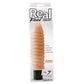 Real Feel No.7 Thick Ribbed 9 Inch Realistic Vibrating Dildo