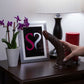 Real Skin Whoppers 8 Inch Huge Black Dildo by Nasstoys