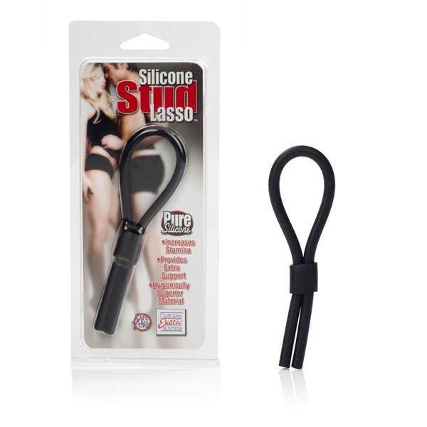 Silicone Stud Lasso in Black