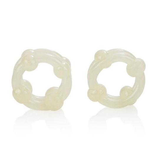 Silicone Island Ring Double Stacker in Glow in the Dark