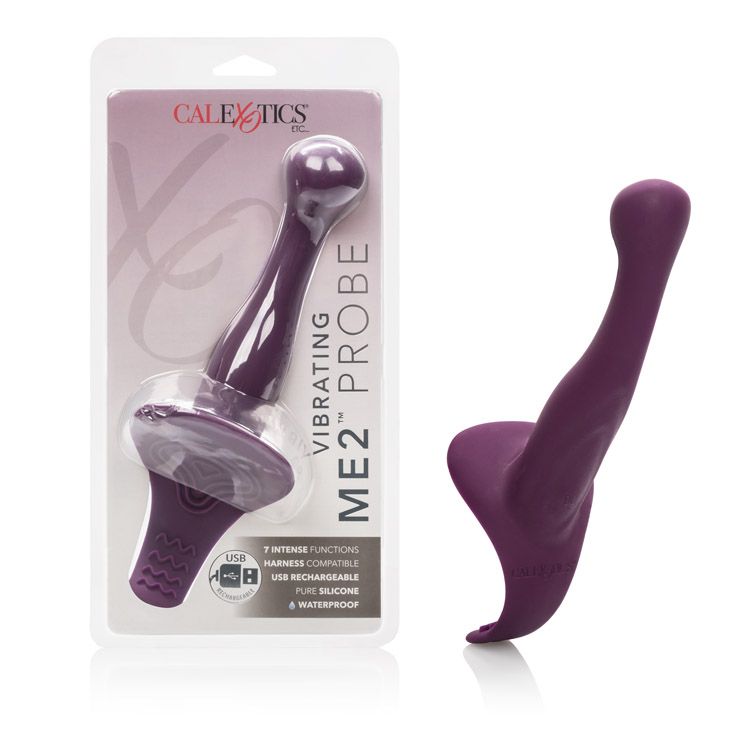 Vibrating Me2 Probe 7 Functions USB Rechargeable Waterproof Vibrating Strap On