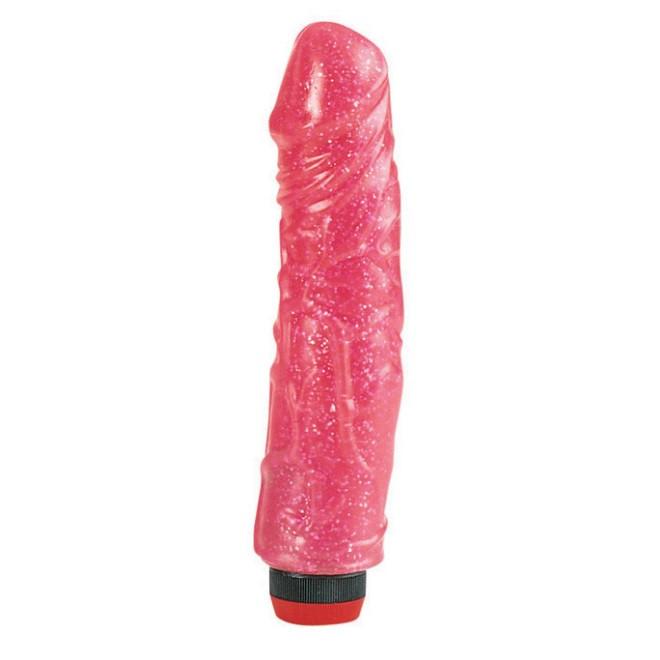 Devil Dick 8.5 Inch Vibrating Dildo in Hot Pink