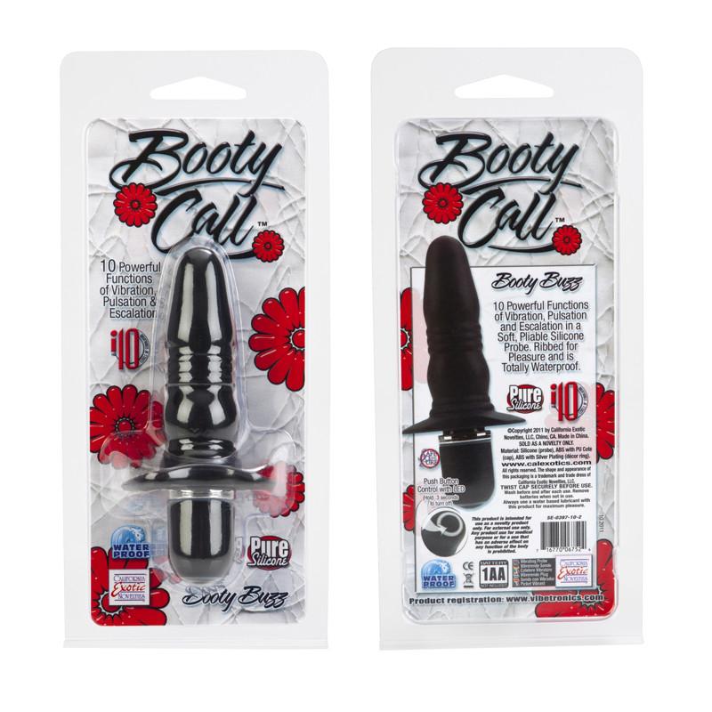 Booty Call Booty Buzz Vibrating Silicone Butt Plug