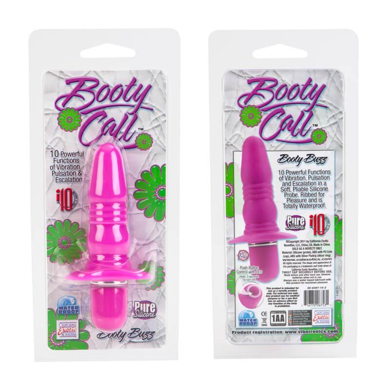 Booty Call Booty Buzz Vibrating Silicone Butt Plug