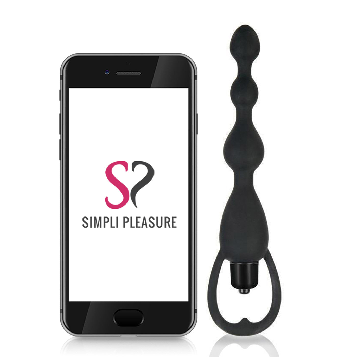 Silicone Pleasure Vibrating Anal Beads