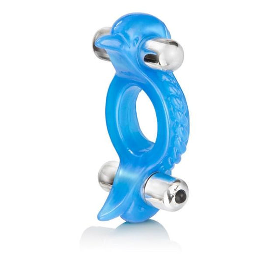 Double Dolphin Soft Vibrating Cock Ring