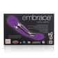 Embrace Silicone Body Wand Massager Vibe in Purple