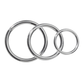 Spartacus Nickel Plated Metal Cock Ring Set (3 Pack)