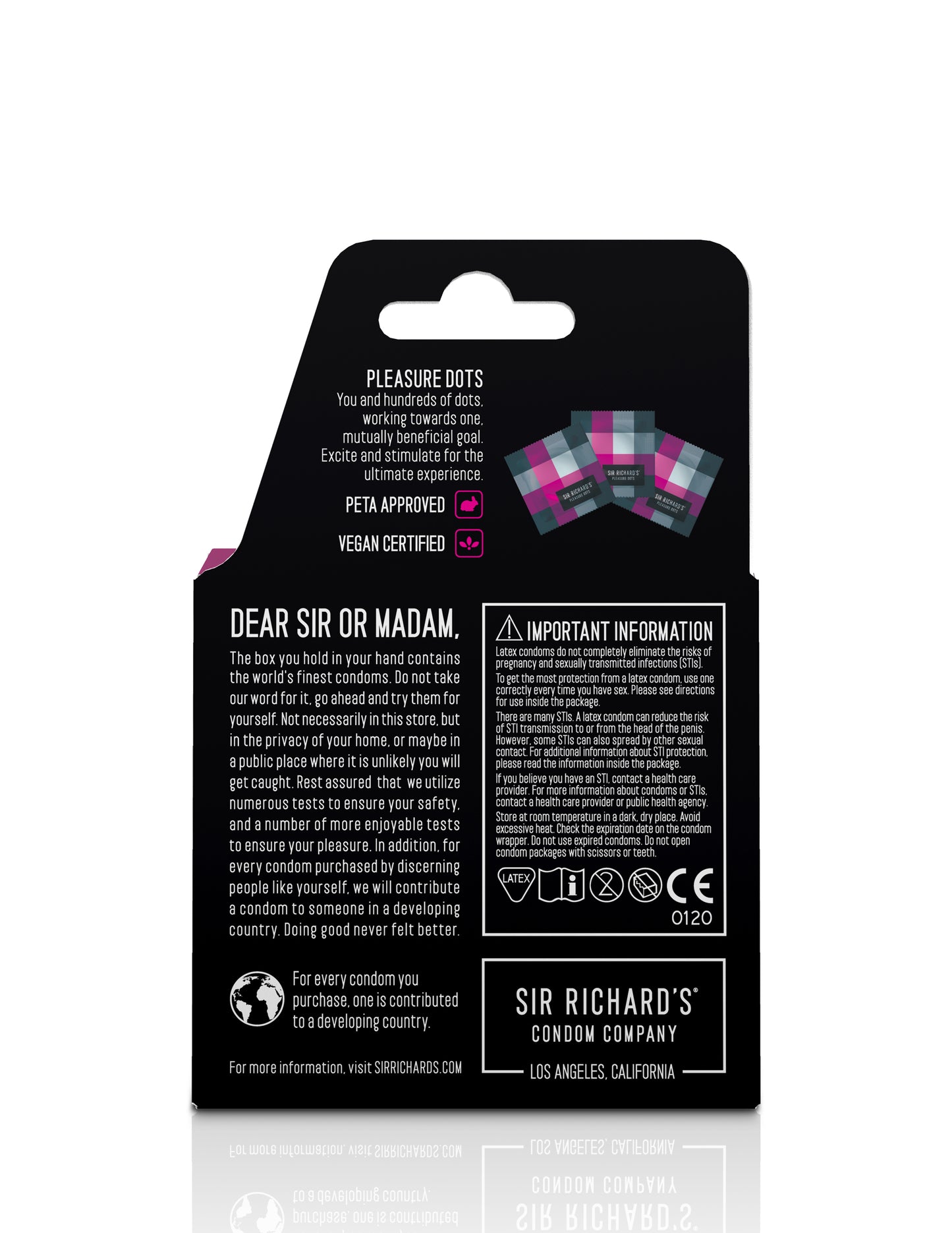 Sir Richard's Condoms Pleasure Dots 3-Pack