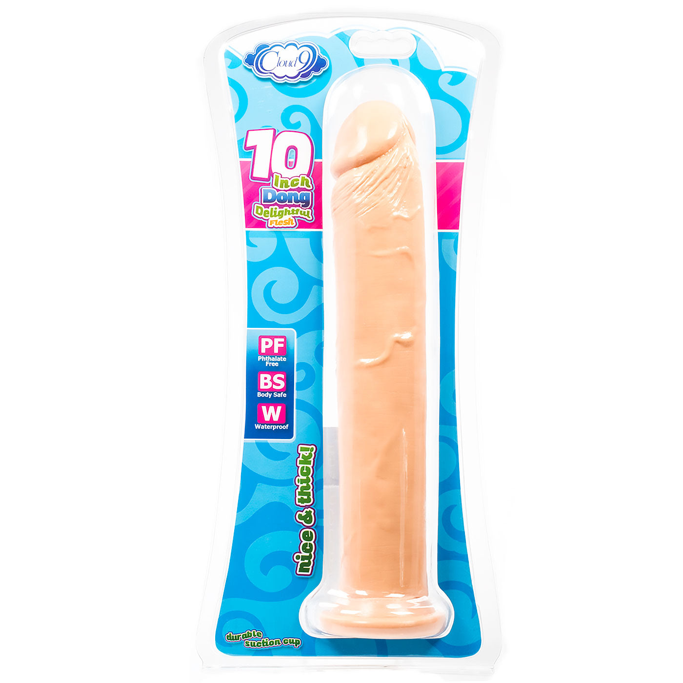 Dong W/Suction Cup Smooth 10 Inch Dildo