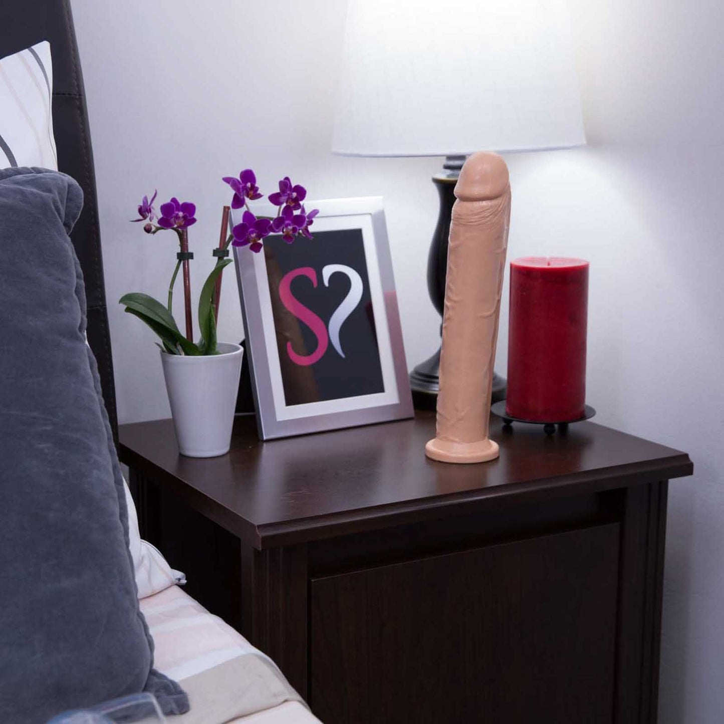Dong W/Suction Cup Smooth 10 Inch Dildo