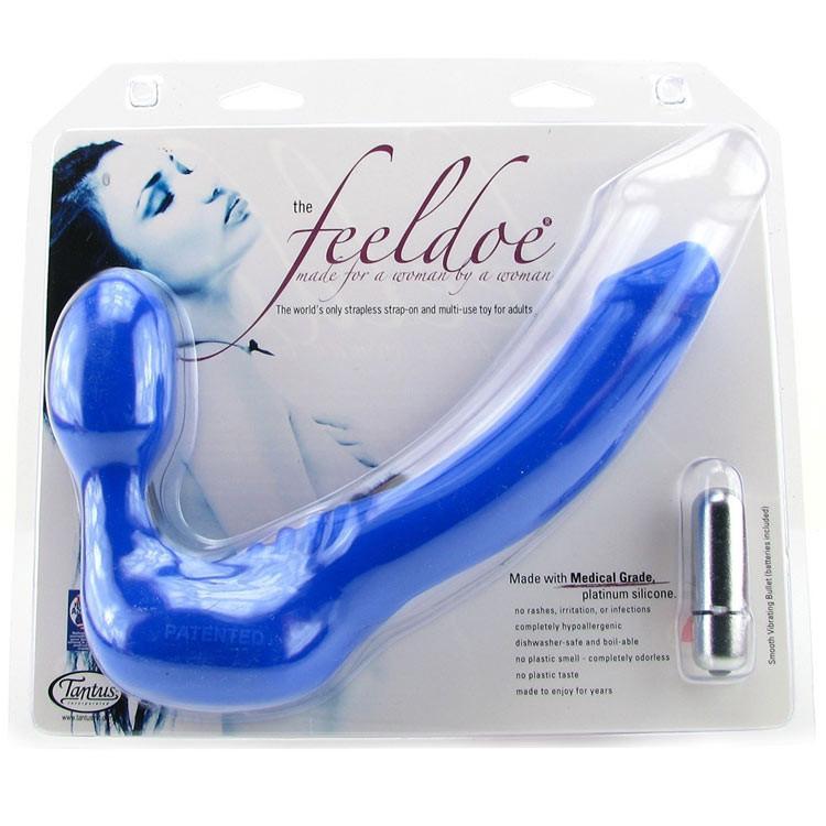 Tantus Feeldoe Slim Vibrating 6 Inch Double Dildo by  Tantus -  - 4