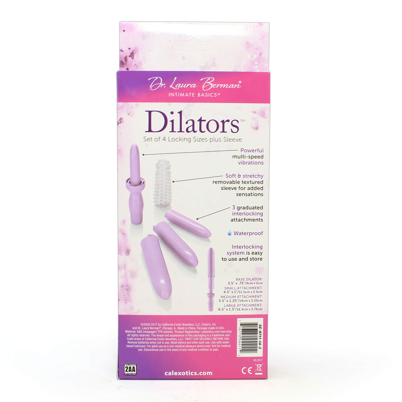 Dr. Laura Berman Intimate Waterproof Dilator Set