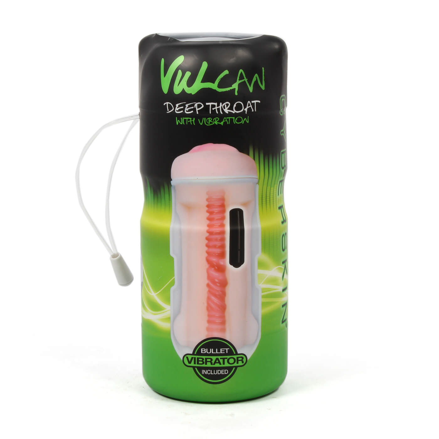 Cyberskin Vulcan Deep Throat W/Vibration Lifelike Tight and Textured Male Masturbator