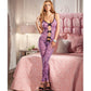 Zebra Footless & Crotchless Bodystocking by  BEW - 