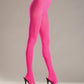 Opaque Nylon Pantyhose Neon Pink by  BEW - 