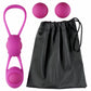 Kegel Training Kit With 4 Weighted Balls & Premium Silicone Pouch