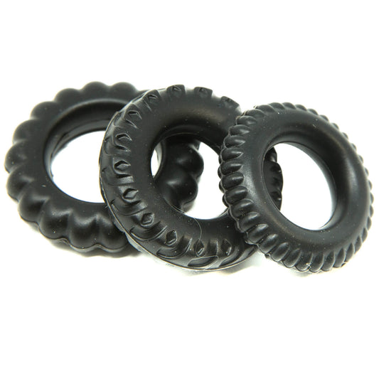 Simpli Pleasure 3 Piece Silicone Cock Ring Set