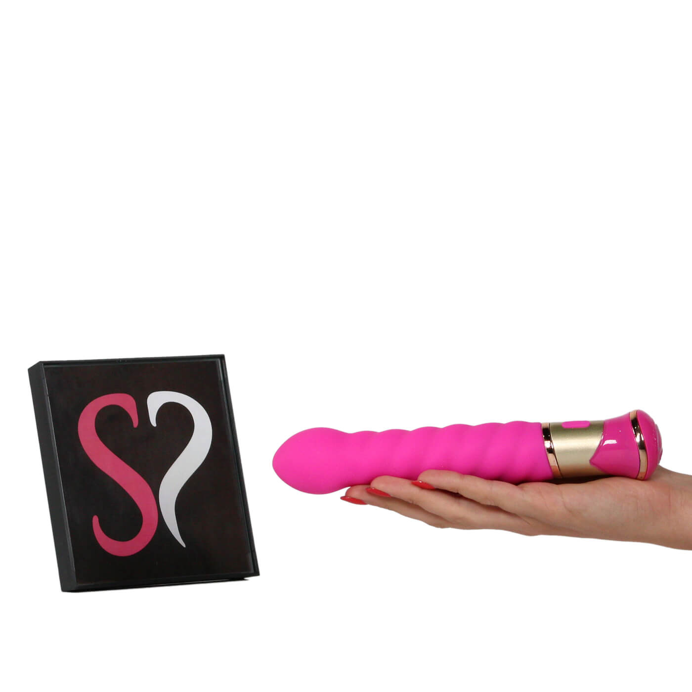 Simpli Pleasure ULTRA 10 Function Rotating USB Rechargeable 7 Inch Swirly Vibrator