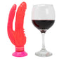 Wall Bangers Waterproof Double Penetrator Suction Cup Vibrator