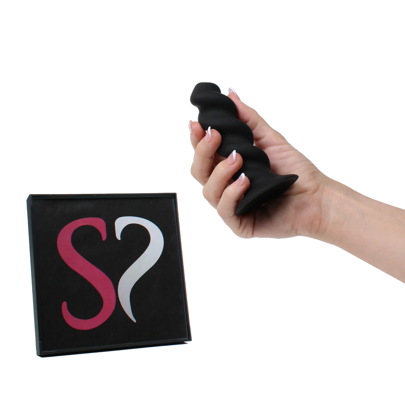 Backdoor Bliss 5 Inch Suction Cup Corkscrew Tapered Silicone Butt Plug