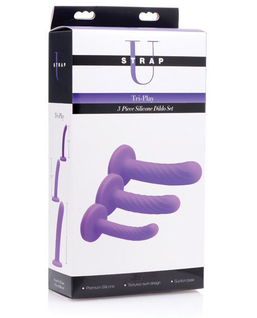 Strap U Tri-Play Silicone Dildo