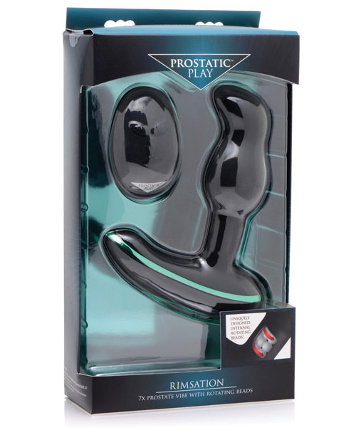 Prostatic Play Rimsation 7x Silicone Prostate Vibe w/Rotating Beads