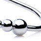Beaded Anal Hook Non-Porous Metal Anal Sex Toy