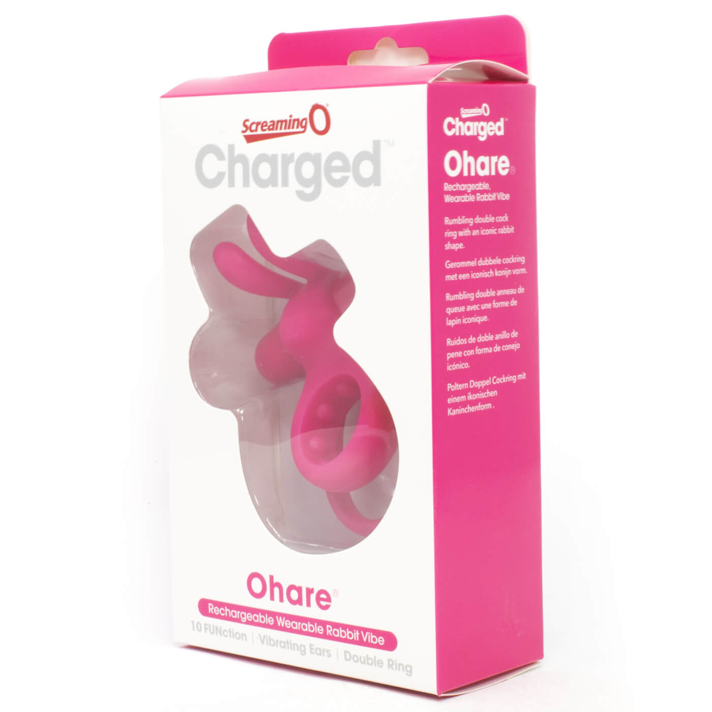 Screaming O Charged Ohare USB Rechargeable Vibrating Rabbit Cock Ring