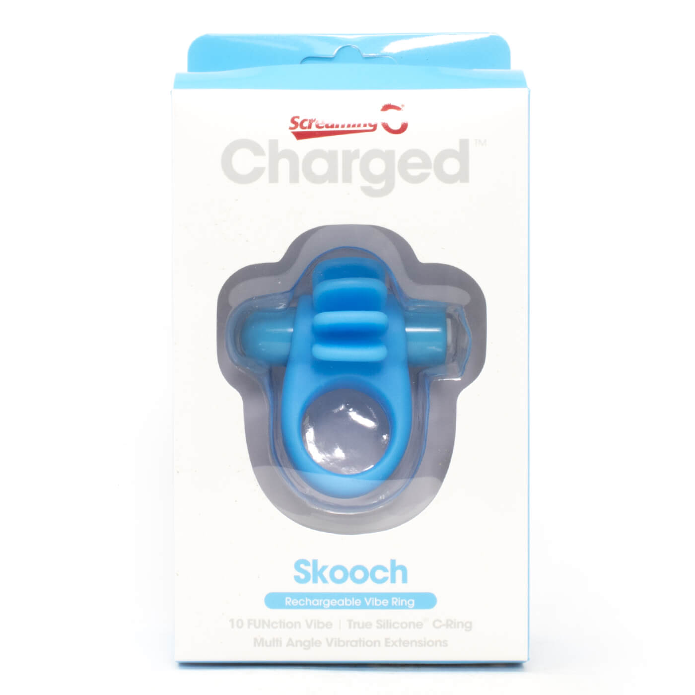 Screaming O Charged Skooch Ring 10 Function Rechargeable Vibrating Cock Ring