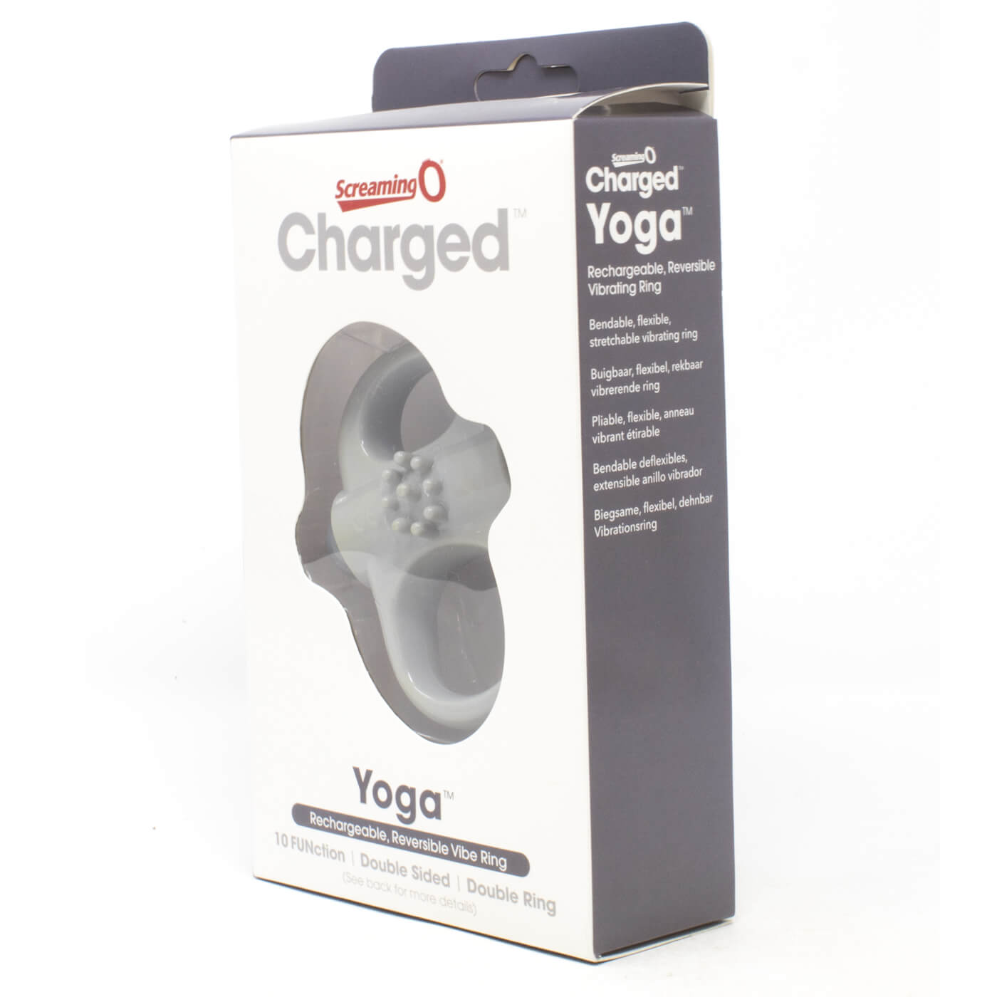 Screaming O Charged Yoga Ring 10 Function USB Rechargeable Vibrating Cock Ring