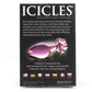 Pipedream Temperature Sensitive Icicles Flower Base No 48 Glass Butt Plug