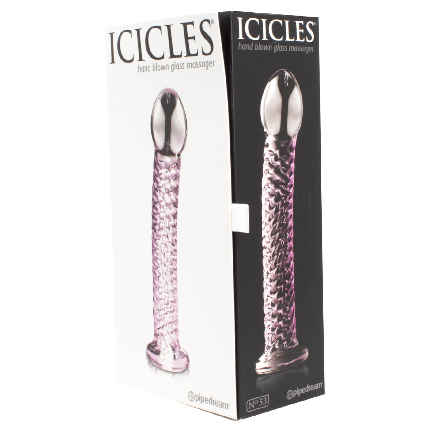 Icicles No. 53 Thick Tipped Curved Glass Dildo