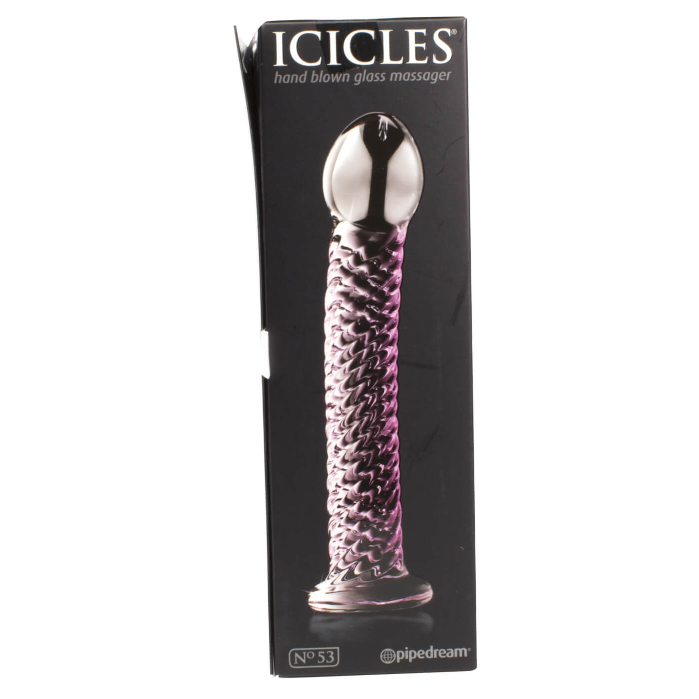 Icicles No. 53 Thick Tipped Curved Glass Dildo