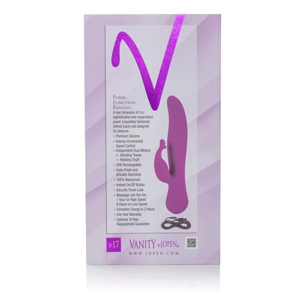 Jopen Vanity VR17 Rechargeable Dual Action Waterproof Vibrator