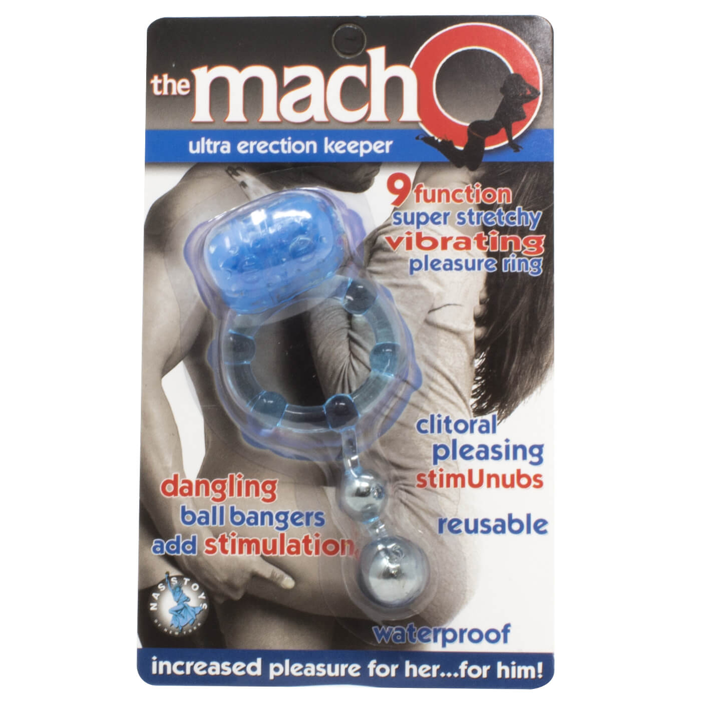 Macho Ultra Erection Keeper Vibrating Cock Ring