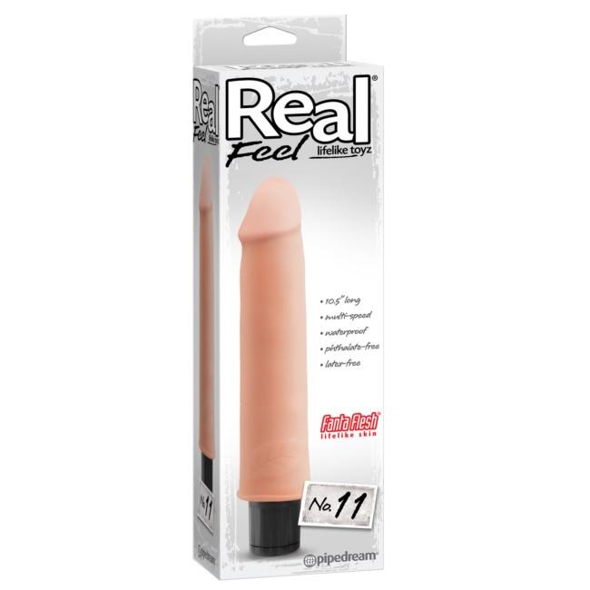 Real Feel No.11 Waterproof 11 Inch Realistic Dildo Vibrator