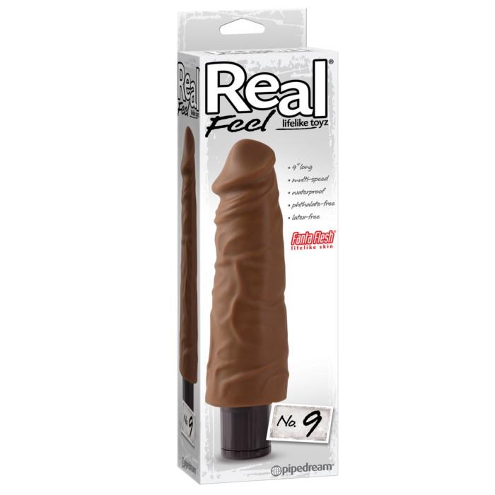 Real Feel No.9 Realistic 9 Inch Vibrating Dildo