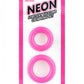 Neon Stretchy Silicone Cock Ring Set