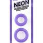 Neon Stretchy Silicone Cock Ring Set