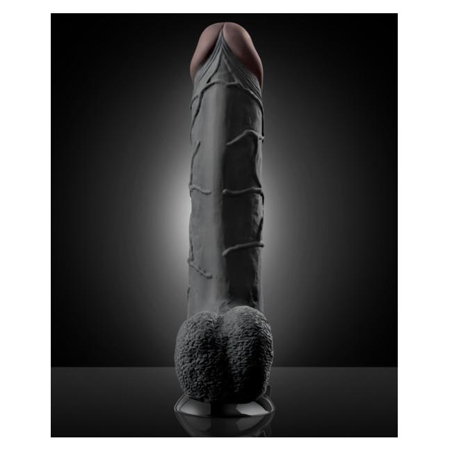 Real Feel Deluxe No.11 Realistic Vibrating 11 Inch Suction Dildo