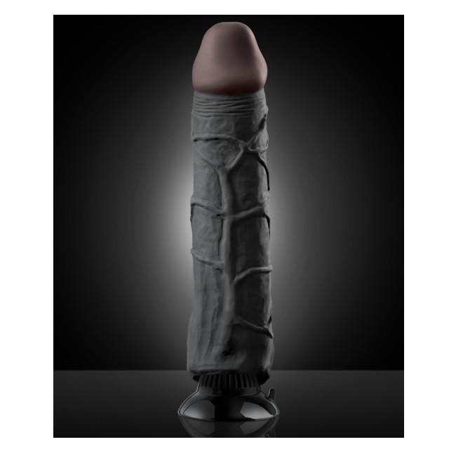 Real Feel Deluxe No.11 Realistic Vibrating 11 Inch Suction Dildo