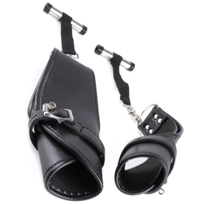 Fetish Fantasy Deluxe Leather Door Cuffs